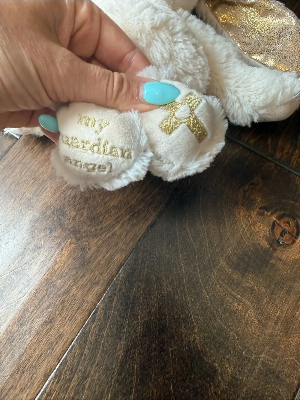 Demdaco - Guardian Angel Plush Bunny